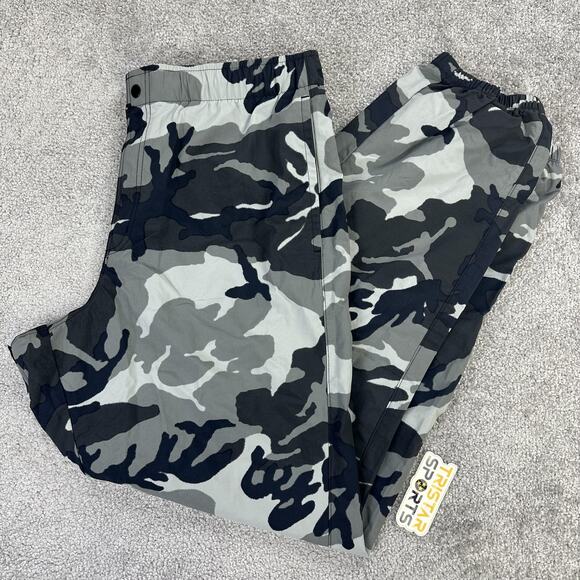 Jordan Pants Mens Large Gray Black Camo Standard Fit FZ3529-010 Nylon Joggers - Picture 1 of 13